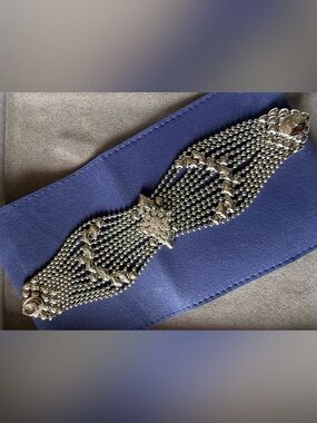 SG LIQUID META  BRACELET WITH SWAROVSKI CRYSTALS BY SERGIO GUTIERREZ